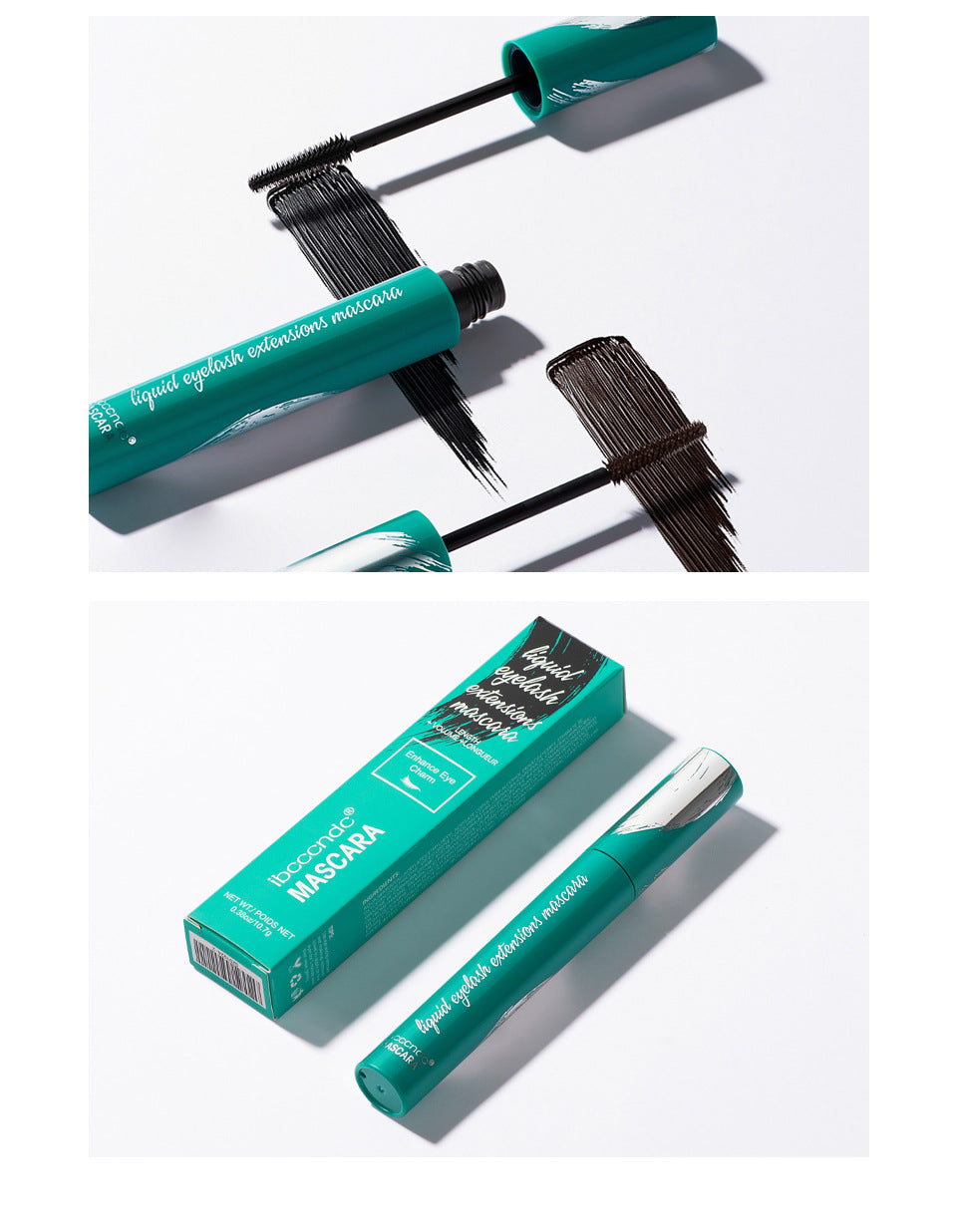 Waterproof Mascara – Volume & Length with Silicone Brush and Quick-Drying Formula (13.6cm Tube)