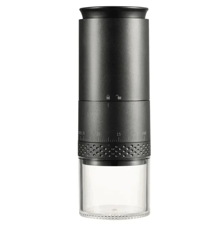 Portable Electric Coffee Grinder – Rechargeable Cordless Coffee Bean Grinder with Adjustable Settings & Digital Display
