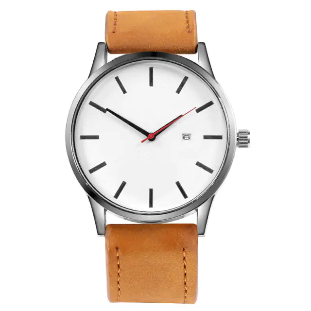 The Leather Quartz Watch: Timeless Elegance Meets Everyday Functionality