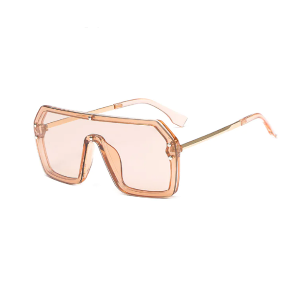 Oversized Shield Sunglasses – Unisex HD Lens Design with UV Protection (5.7" Width)