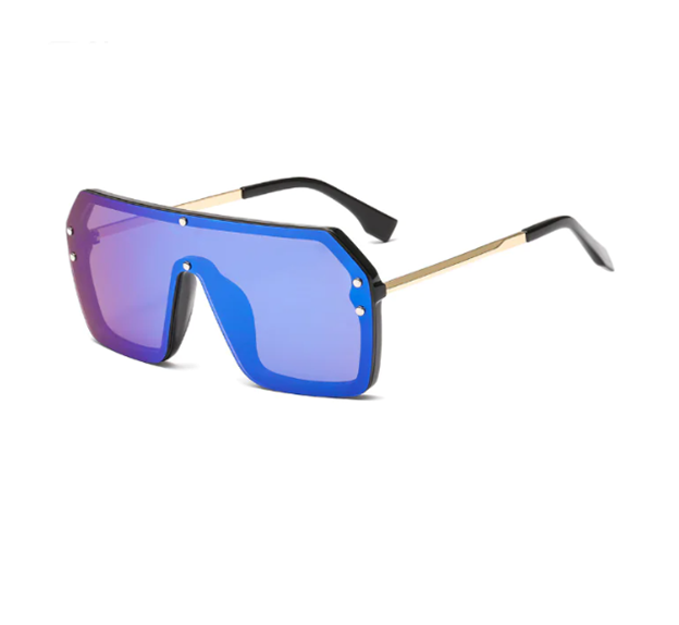 Oversized Shield Sunglasses – Unisex HD Lens Design with UV Protection (5.7" Width)