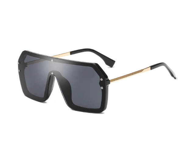 Oversized Shield Sunglasses – Unisex HD Lens Design with UV Protection (5.7" Width)