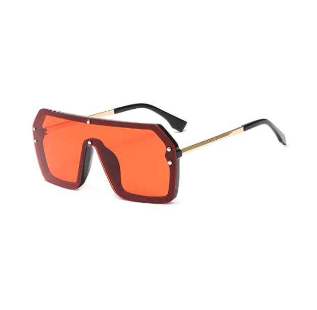 Oversized Shield Sunglasses – Unisex HD Lens Design with UV Protection (5.7" Width)