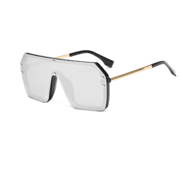 Oversized Shield Sunglasses – Unisex HD Lens Design with UV Protection (5.7" Width)
