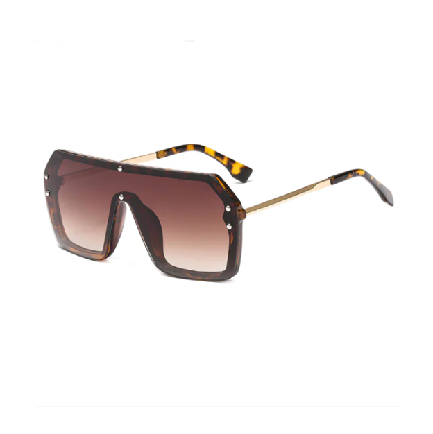 Oversized Shield Sunglasses – Unisex HD Lens Design with UV Protection (5.7" Width)