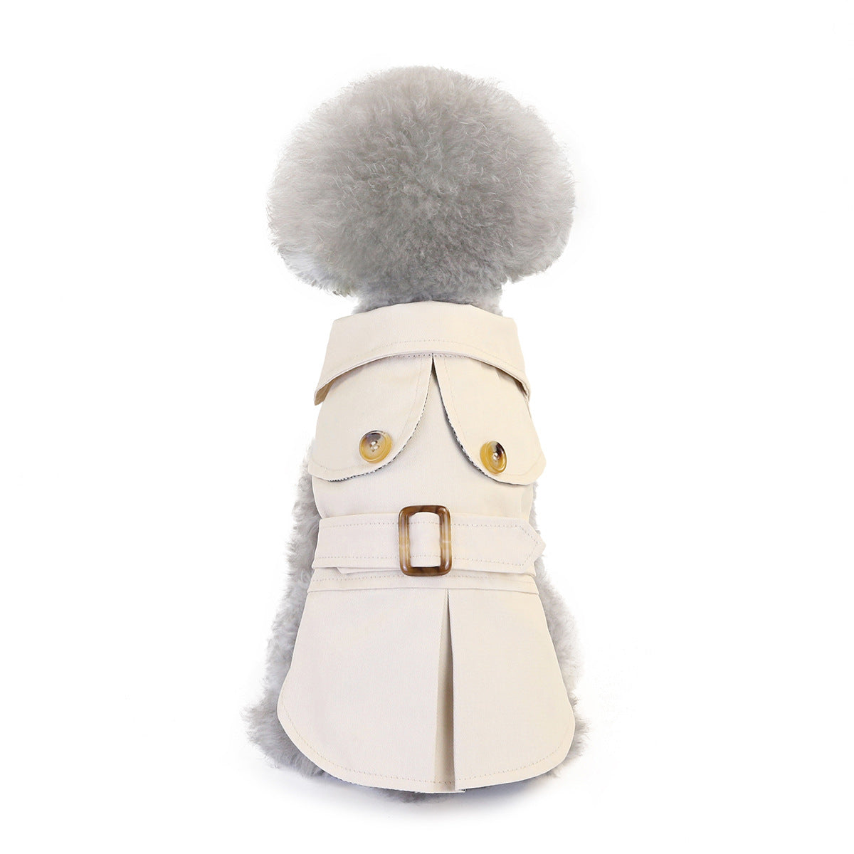 Trendy Polyester Dog Outfit – Stylish Everyday Wear in Khaki, Navy Blue, and Green (S–2XL)