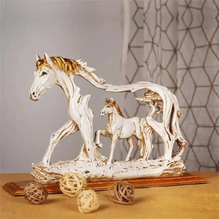 Transform Your Space with Elegance – Wild Duality Horse Sculpture