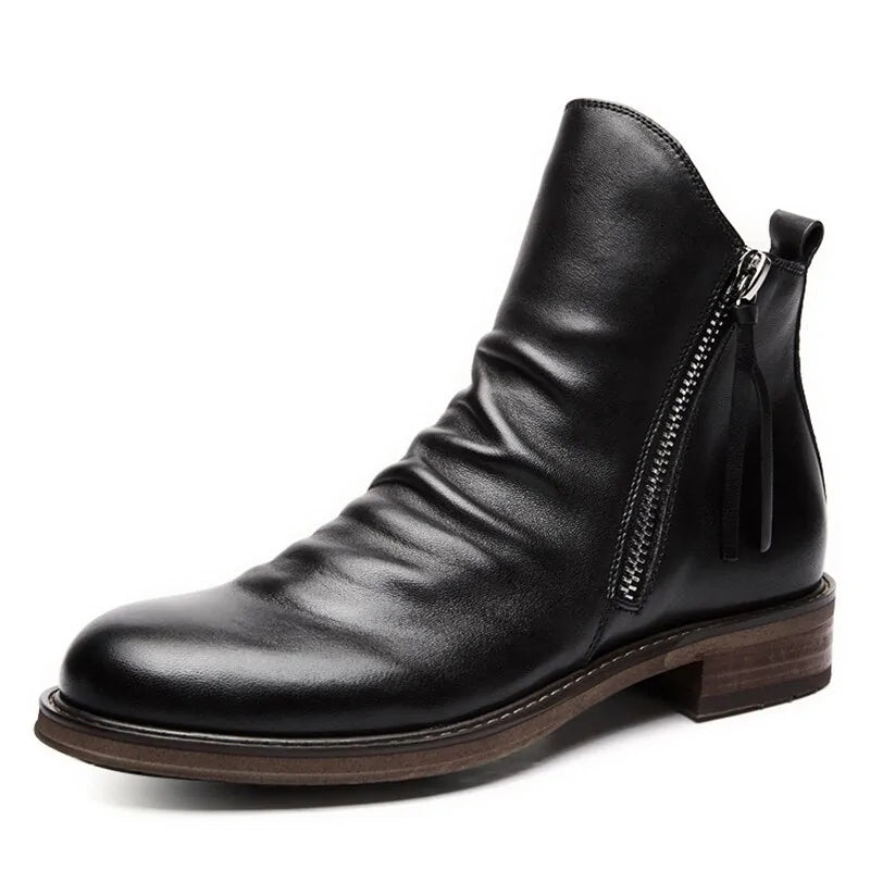 Yadibeiba Leather Boots – Rugged Durability Meets Refined Sophistication