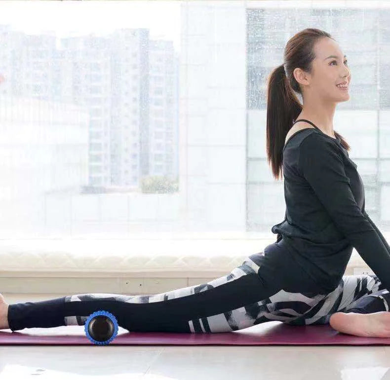 Rechargeable electric yoga massage ball with 3 vibration levels