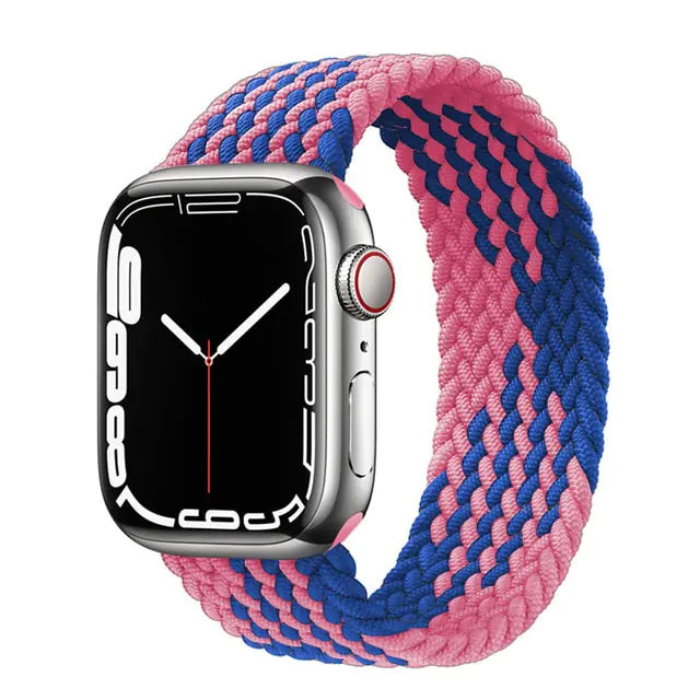 Upgrade Your Apple Watch with a Stretchable Nylon Elastic Loop Band