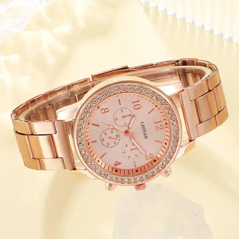 Radiate Elegance with the Rose Gold Luxury Watch Set