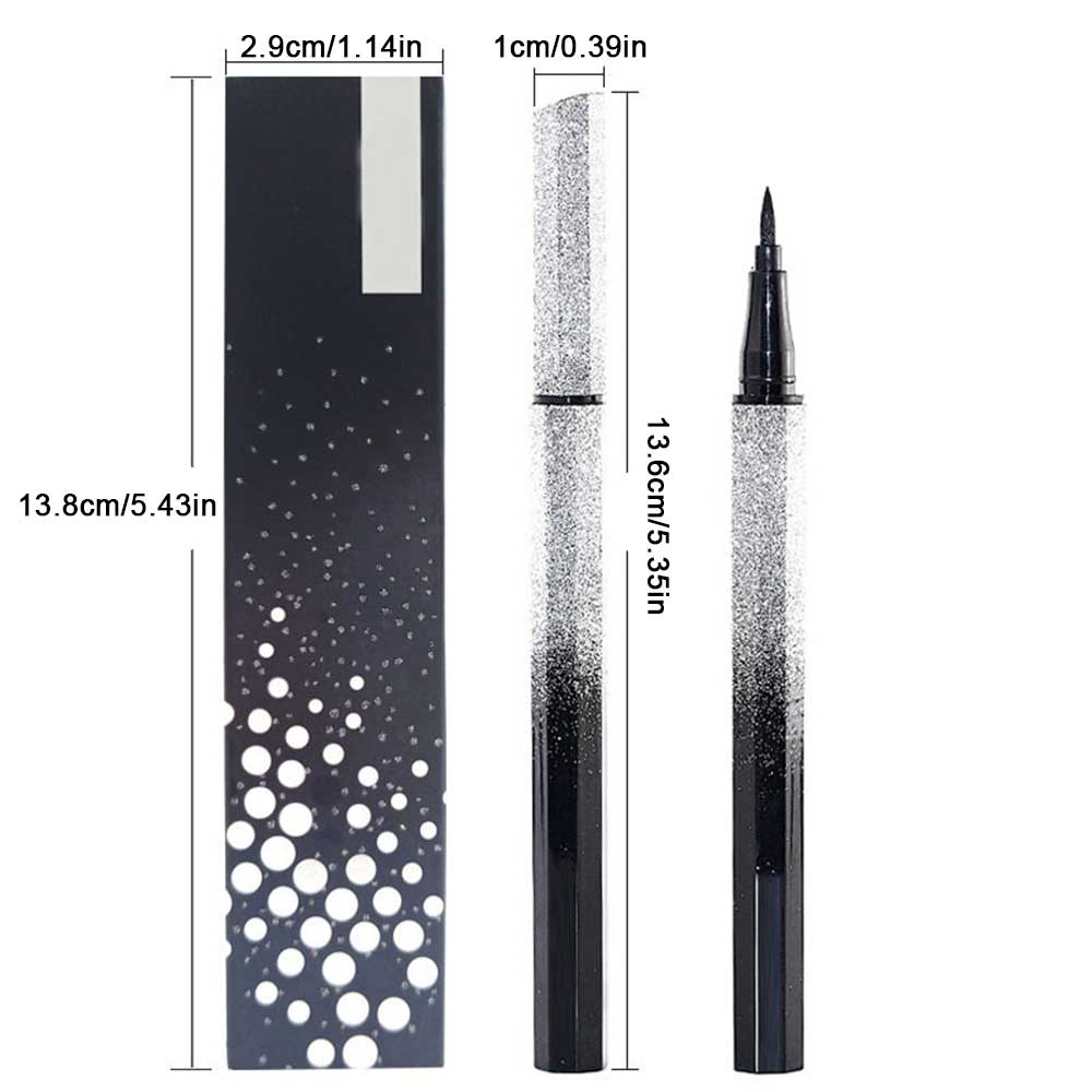 Starry Sky Waterproof Eyeliner – Precision Felt Tip with Long-Lasting, Smudge-Proof Formula (13.6cm / 5.35in)