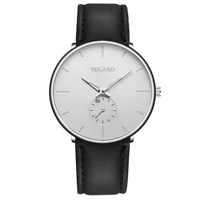 Leather Band or Stainless Mesh Watch: Sleek Sophistication for the Modern Man