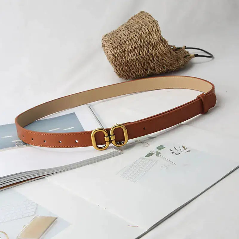Elevate Your Look with the Elegant Leather Designer Belt for Women