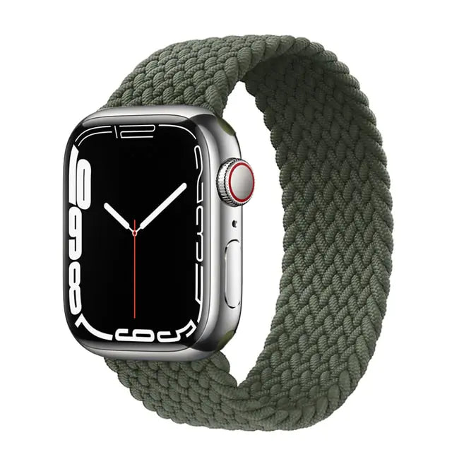 Upgrade Your Apple Watch with a Stretchable Nylon Elastic Loop Band