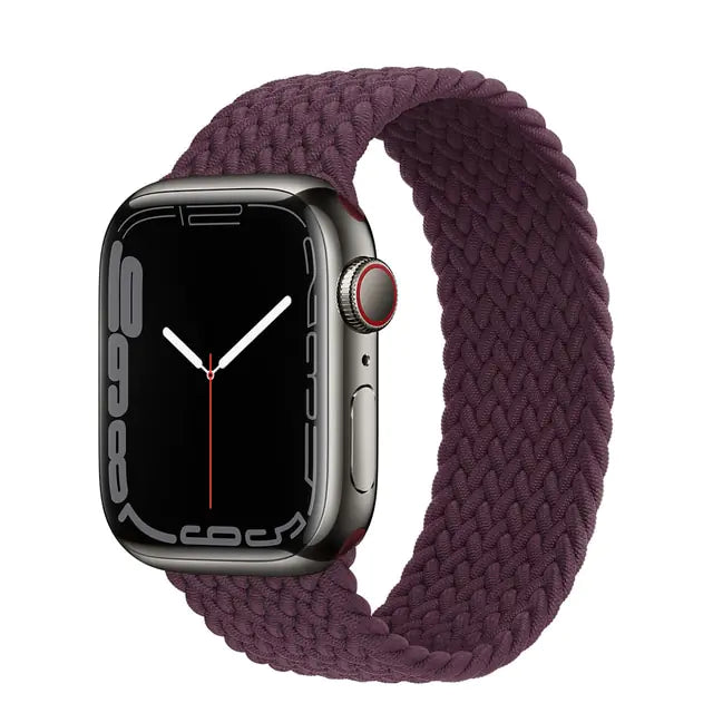 Upgrade Your Apple Watch with a Stretchable Nylon Elastic Loop Band
