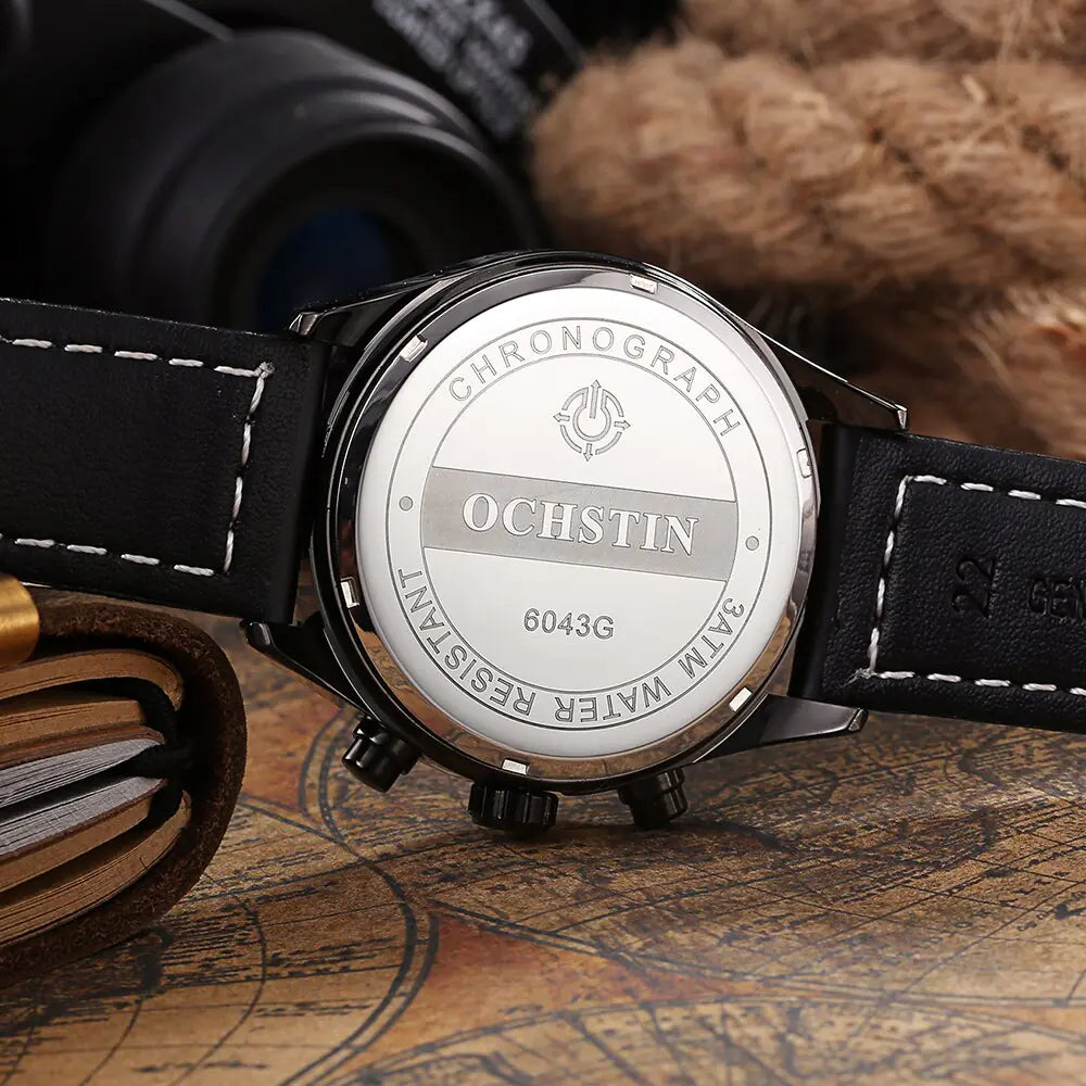 OCHSTIN Men's Quartz Chronograph Watch: Precision Meets Adventure
