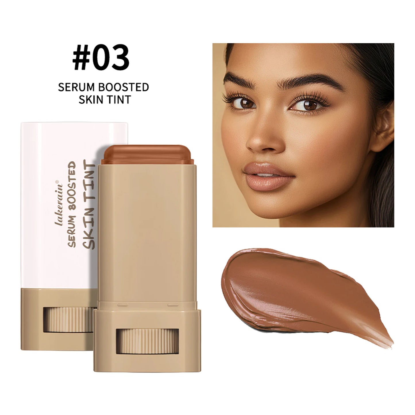 Serum Boosted Skin Tint Stick – Silky Radiant Coverage in 6 Buildable Shades
