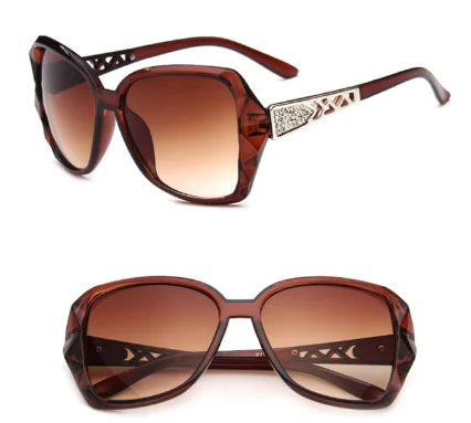Retro Oversized Women's Sunglasses 5101 – Vintage Chic with UV Protection (Multiple Colors)