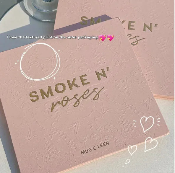 Rose Glow Eyeshadow Palette – 30 Matte, Shimmer & Natural Shades for Radiant Eyes (6.1" x 4.1" x 0.9")