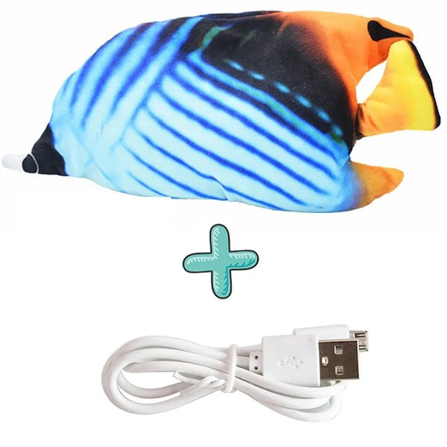 Cat Interactive Electric Floppy Toy Fish: Fun & Excitement for Your Feline Friend!