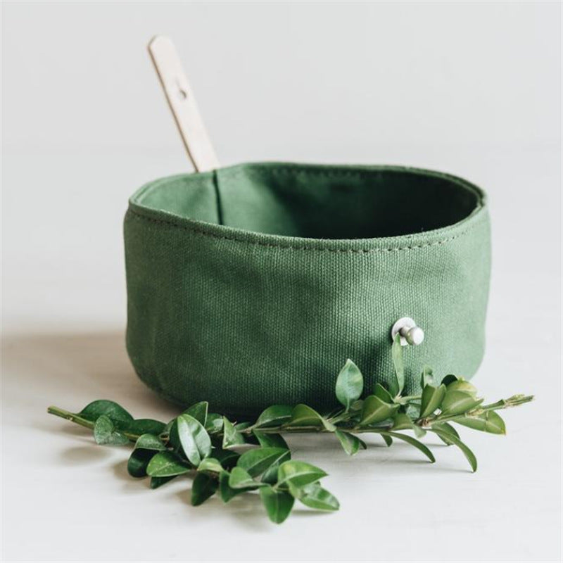 Waterproof Foldable Canvas Dog Bowl