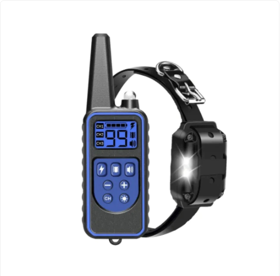 Remote Control Dog Training Collar – Multi-Dog Setup with Shock, Vibrate & Sound Modes (Various Colors)