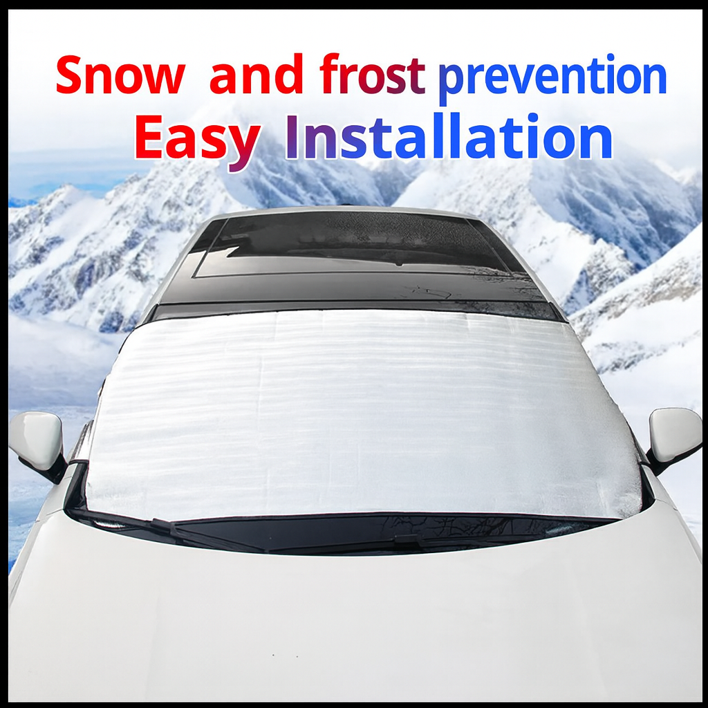 Winter Car Windshield Snow Shield – Magnetic Frost Guard with 3-Layer Protection (Universal Fit for Cars & SUVs)