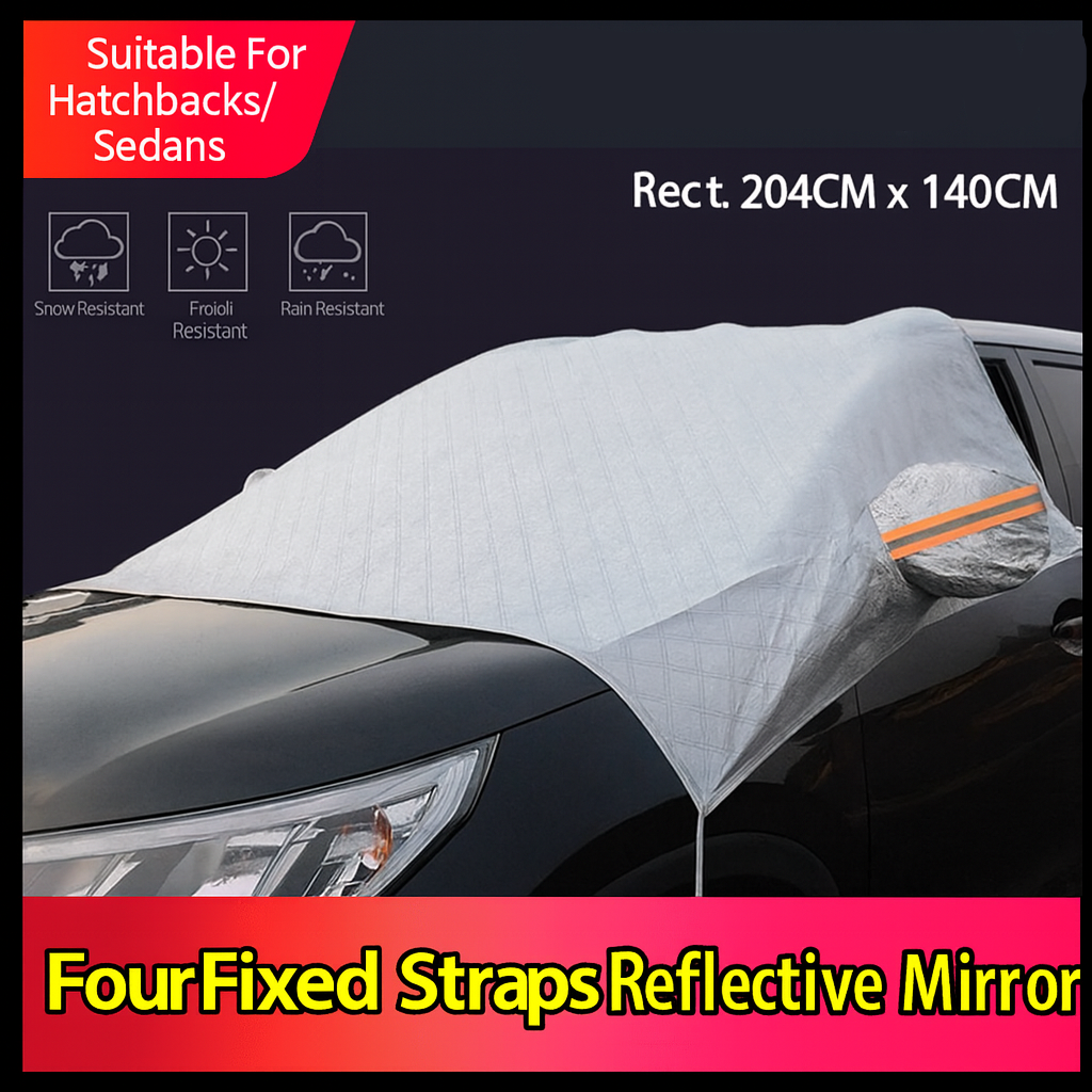 Winter Car Windshield Snow Shield – Magnetic Frost Guard with 3-Layer Protection (Universal Fit for Cars & SUVs)