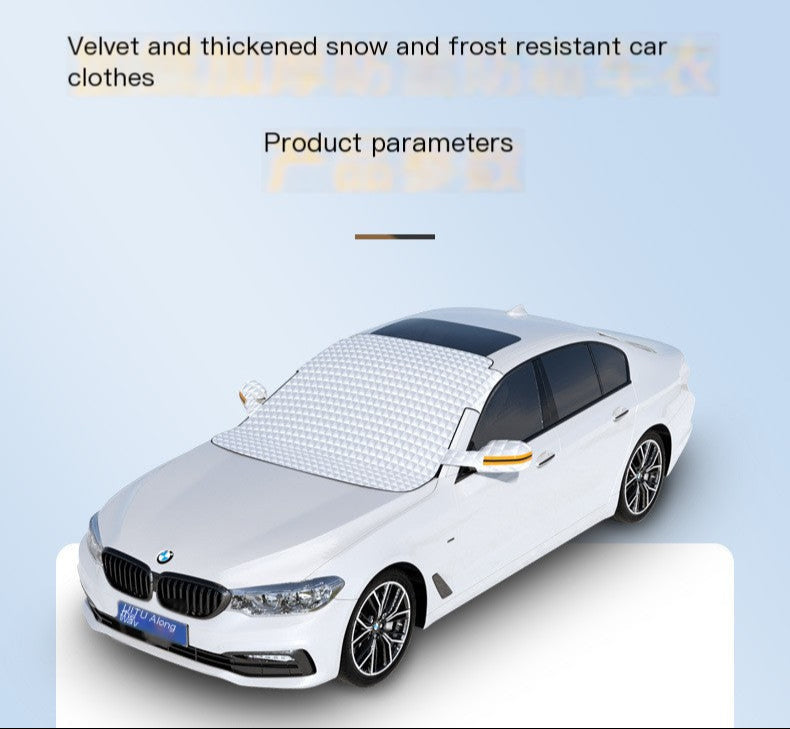 Winter Car Windshield Snow Shield – Magnetic Frost Guard with 3-Layer Protection (Universal Fit for Cars & SUVs)