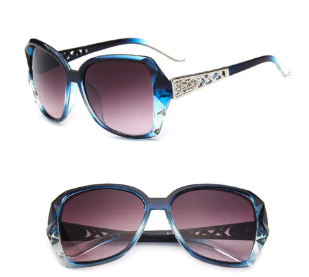 Retro Oversized Women's Sunglasses 5101 – Vintage Chic with UV Protection (Multiple Colors)