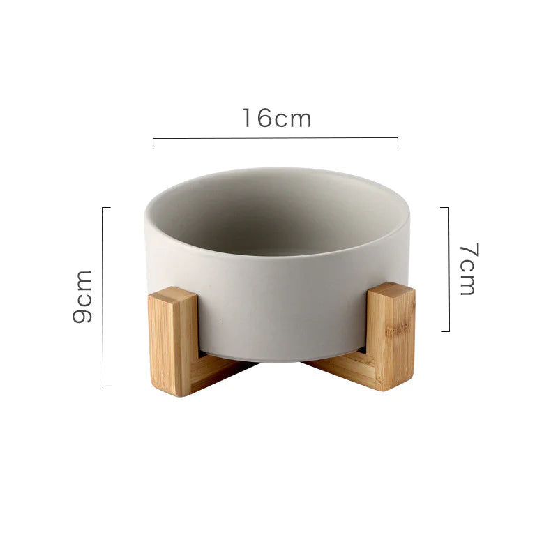 Non-Slip Ceramic Pet Drinking Bowl for Dogs and Cats