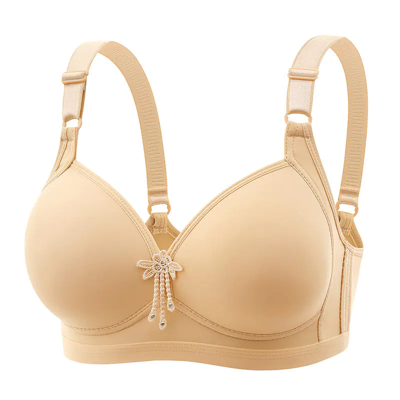 Plus Size Wireless Bra – Comfortable Support with U-Shaped Back (36/80–44/100, Multiple Colors)