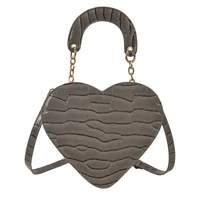 Heart Shaped Design Purse – Whimsical Compact Handbag with Playful Charm