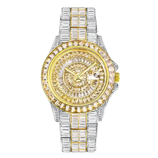 Introducing the Full Diamond Watch: Timeless Elegance Redefined!