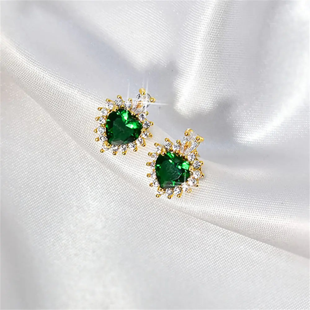 Heart Crystal Jewelry Set - different styles to choose from
