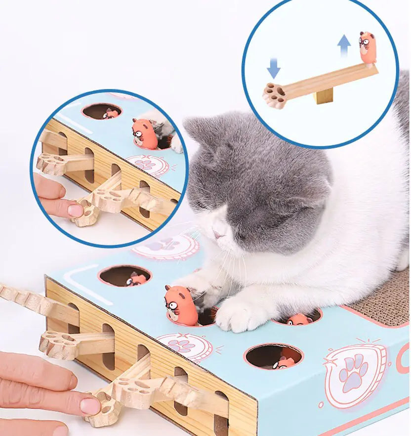 Interactive Cat Teaser Toy – Engaging Feather Wand for Play & Bonding (Durable & Safe Design)