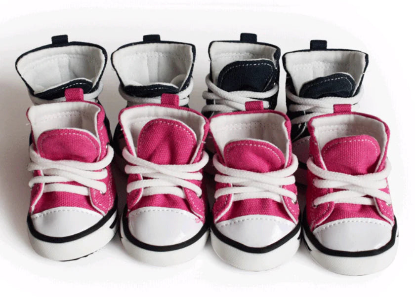 Pet Denim Canvas Shoes – Waterproof, Non-Slip & Stylish Protection for Paws