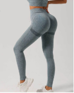 Women’s Sports Fitness Buttocks Lifting Yoga Set (High-Waisted Leggings & Supportive Bra)