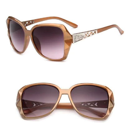 Retro Oversized Women's Sunglasses 5101 – Vintage Chic with UV Protection (Multiple Colors)