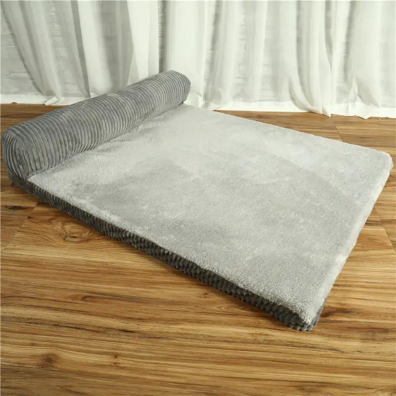 Corduroy Pet Sofa – Soft, Supportive Lounger for Dogs & Cats