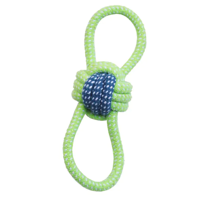 Colorful Dog Bite Rope Combo Set – Hand-Woven Cotton Toys for Tug, Chew & Fetch
