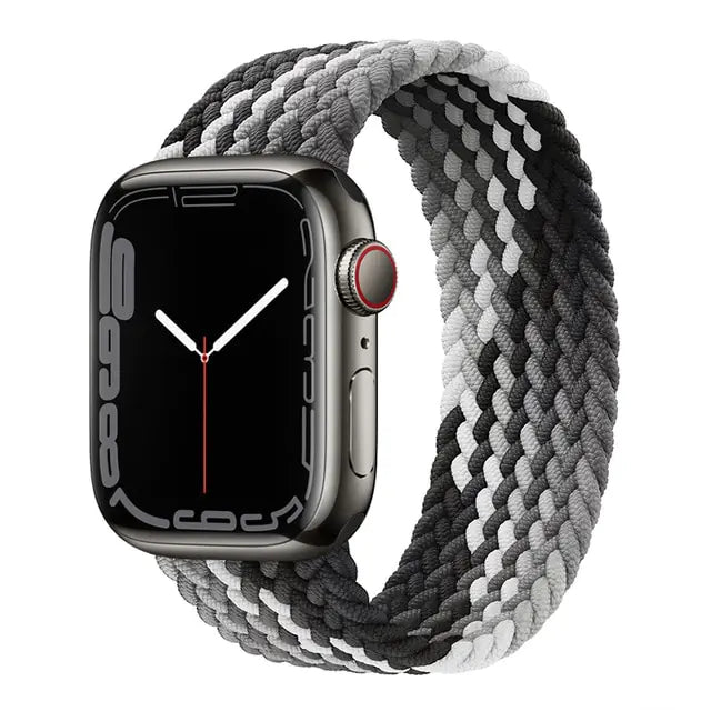 Upgrade Your Apple Watch with a Stretchable Nylon Elastic Loop Band