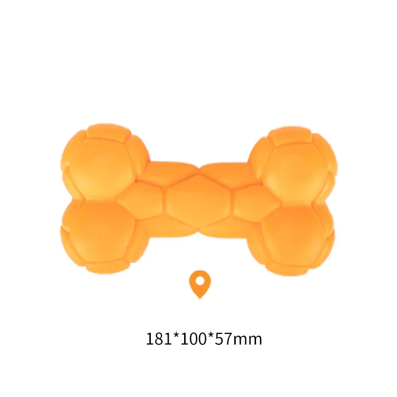 Floating Sound Bone Dog Toy – Durable TPE Chew Toy for Water Play & Training