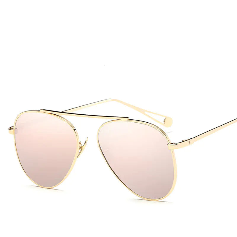 Aviator-Style HD Polarized Sunglasses – Lightweight Metal Frame with UV400 Protection