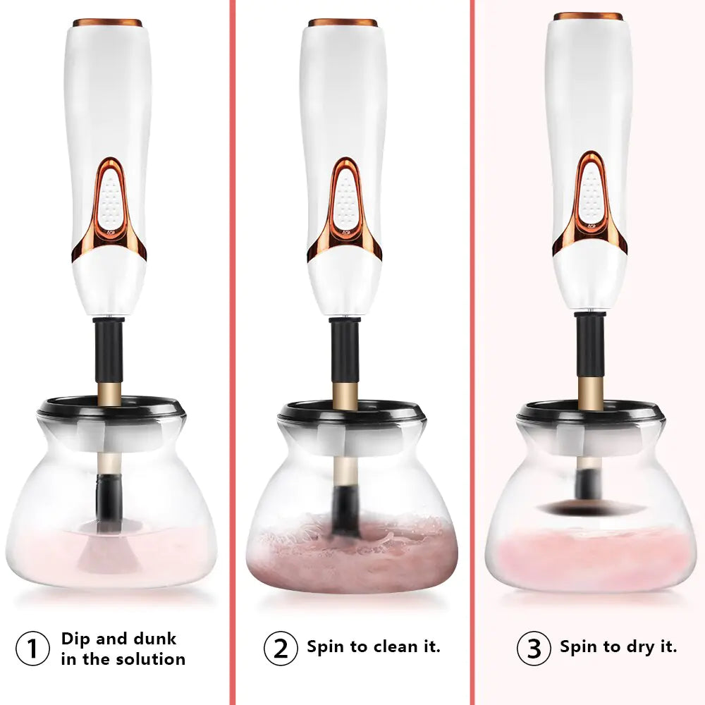 Makeup Brush Cleaner and Dryer – Clean & Dry Brushes in Just 10 Seconds