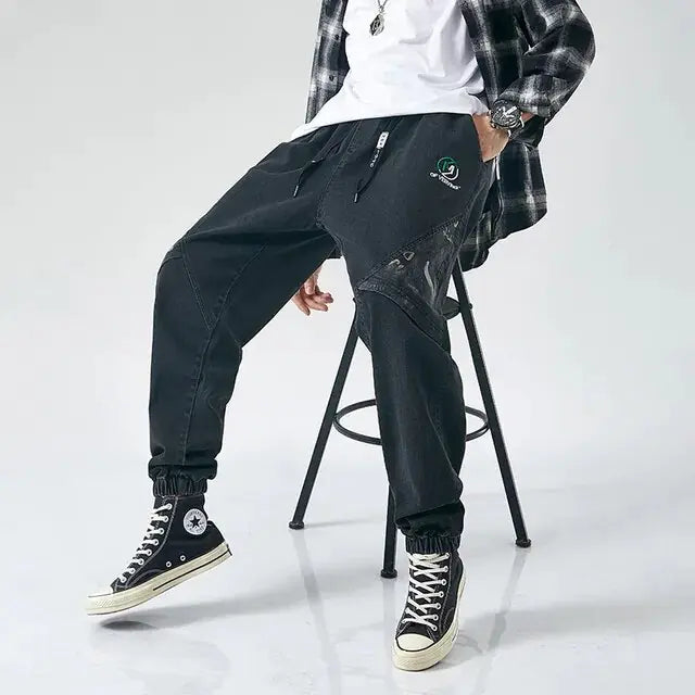 Experience Ultimate Comfort and Style with Men's Loose Jean Joggers