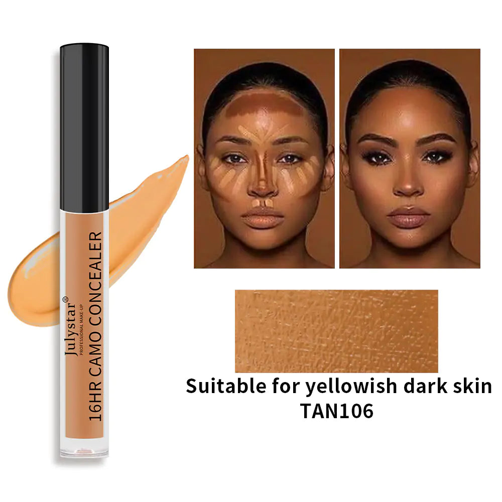 16-Hour Camo Concealer – Long Wear Waterproof Full Coverage (6 Shades, 2.5ml)