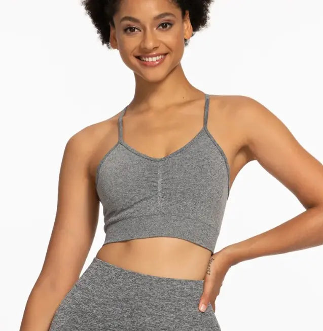 Women’s Sports Fitness Buttocks Lifting Yoga Set (High-Waisted Leggings & Supportive Bra)