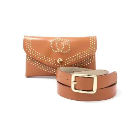 Elevate Your Style with the Stud Handbag & Belt